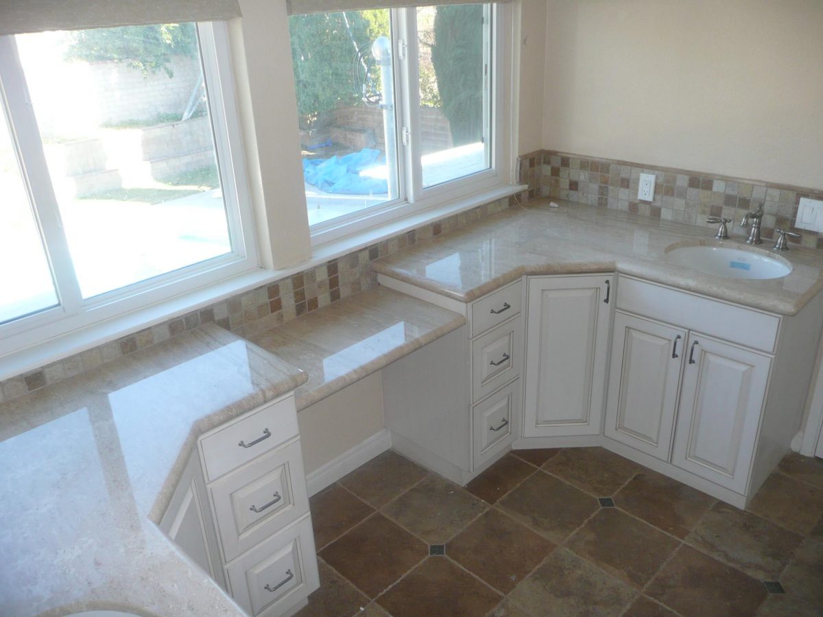 Custom Powder Room and Bathroom